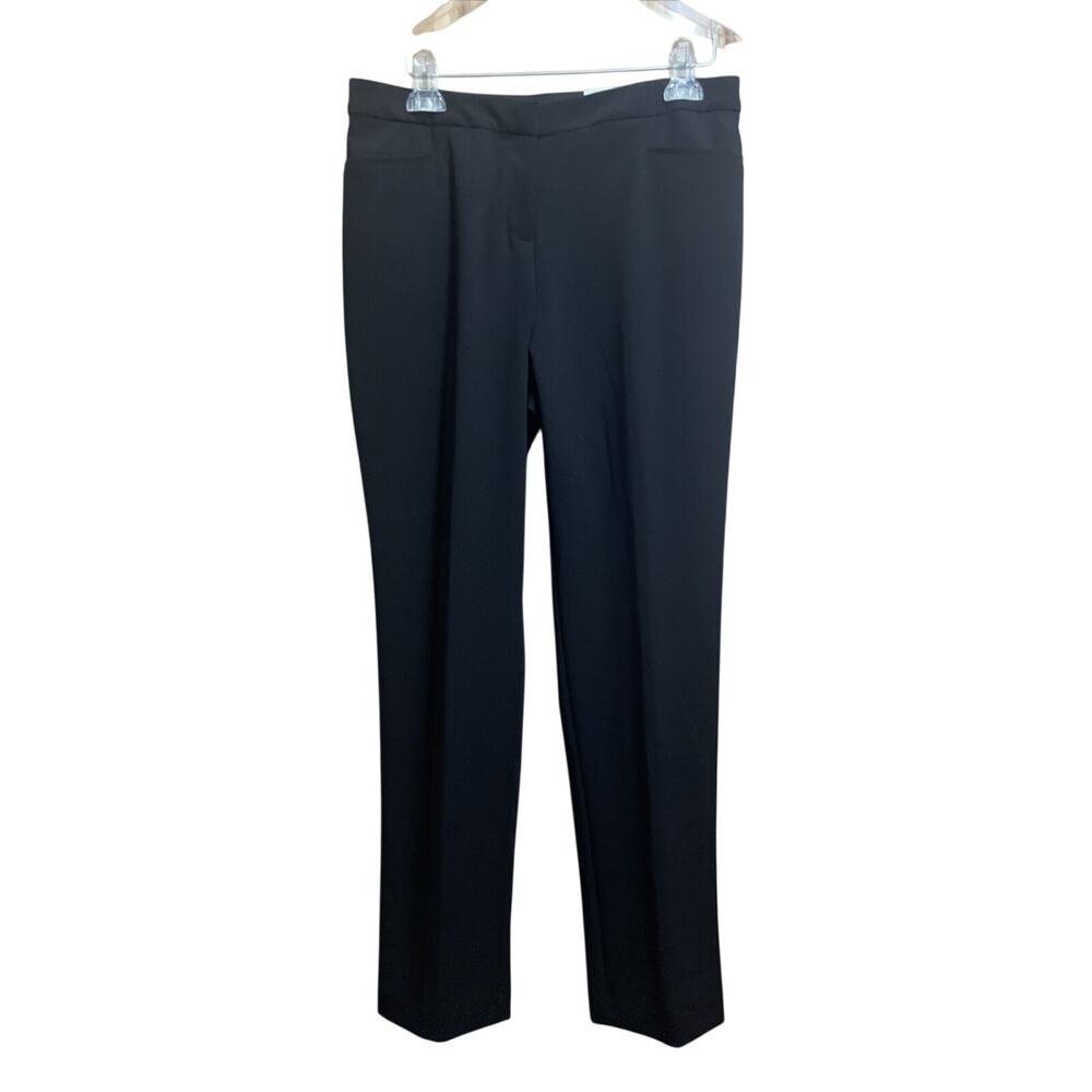 Alfani Black Straight Leg Comfort Waist Dress Pants Women’s SZ 8 NWT $50